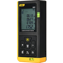 Дальномер лазерный Deli YS EDL4169, 80 м, желтый, черный
