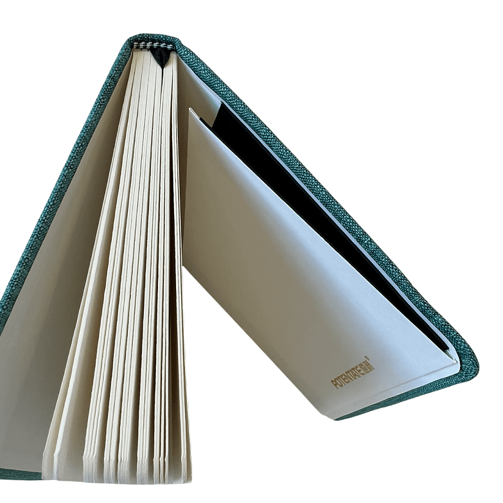 Cкетчбук для акварели "Potentate", холодный пресс, 12х12 см, 300 г/м2, 24 листа, бирюзовый - 6