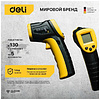 Термометр инфракрасный Deli YS EDL333380, -30-380℃, LCD дисплей, желтый, черный - 7