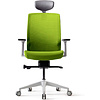 Кресло для руководителя BESTUHL J1, сетка, ткань, пластик, зеленый  - 2