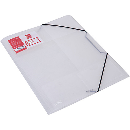 Папка на резинках "Deli", A4, 15 мм, пластик, ассорти - 2