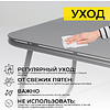 Комплект мебели садовой AksHome GARDENIA (кресло  2 шт, диван 1 шт, стол 1 шт), черный - 39