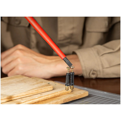 Отвертка диэлектрическая Deli YS EDL5161501, SL6,5х150 мм, желтый, красный - 4