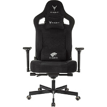 Кресло игровое Бюрократ Knight Hunter, искусственная замша, черный