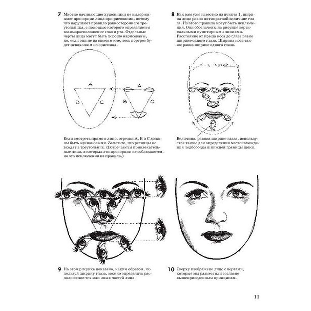 Книга "Как рисовать голову и фигуру человека", Джек Хамм - 9