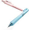 Ручка шариковая автоматическая "Low Viscosity", 0,7 мм, голубой, стерж. синий - 2