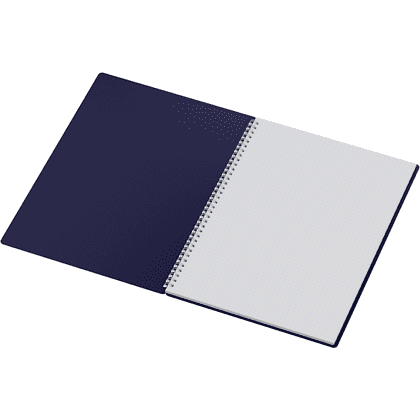 Тетрадь "База", А4, 80 листов, клетка , синий - 3