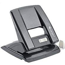 Дырокол Kangaro "Aion-30", 30 листов, серый металлик