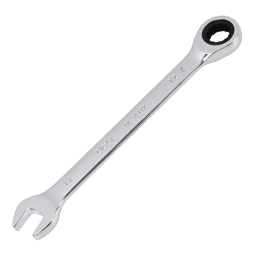 Ключ комбинированный Deli YS EDL34112, 12 мм, с трещоткой, 72 зуба