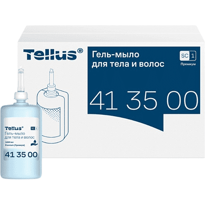 Мыло-гель Tellus Премиум для тела и волос 1 л, SC1