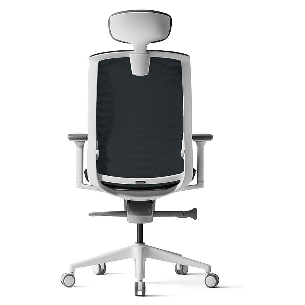 Кресло для руководителя BESTUHL J1, сетка, ткань, пластик, черный - 5