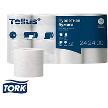 Бумага туалетная Торк Tellus Комфорт T4, 8 рулонов, 3 слоя