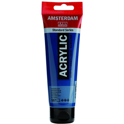 Краски акриловые "Amsterdam", 557 зеленовато-синий, 120 мл, туба