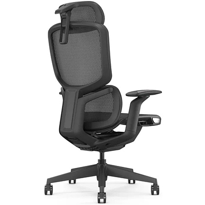 Кресло компьютерное SitZone E-JX-001А, сетка, пластик, черный - 4