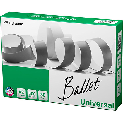 Бумага "Ballet Universal ColorLok", A3, 500 листов, 80 г/м2, -50%