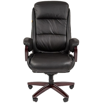 Кресло для руководителя "CHAIRMAN 404" кожа, металл, черный - 2