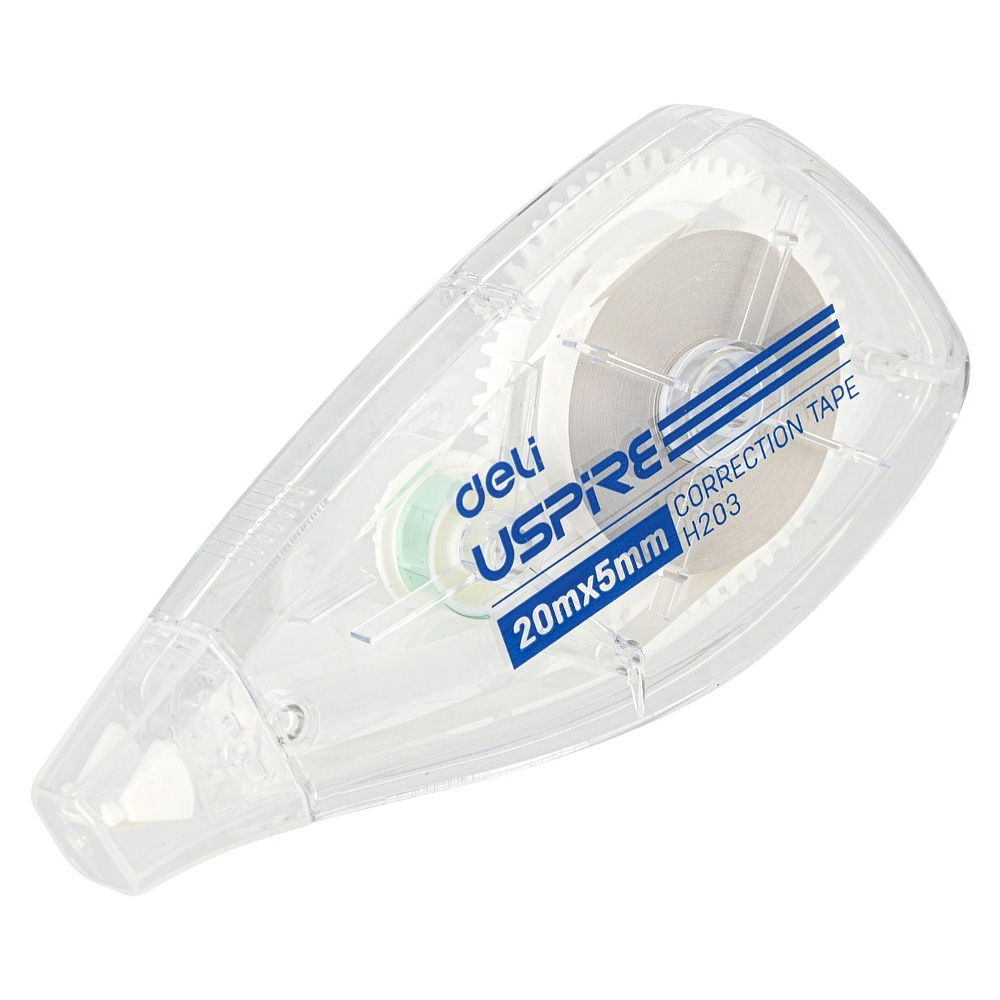 Корректор роллер "Uspire", 20х5 м/мм, белый, блистер