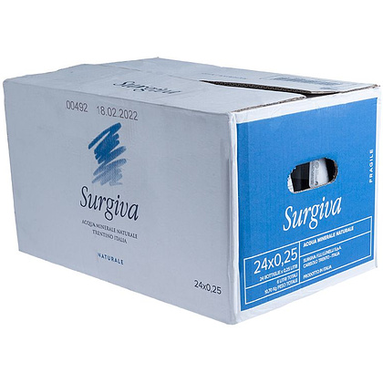 Вода минеральная природная питьевая «Surgiva», 0.25 л., негазированная, 24 бут/упак - 4