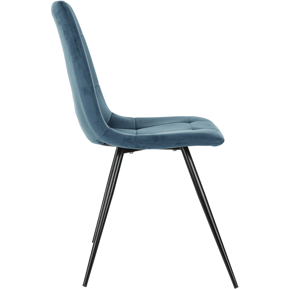 Стул Бюрократ "CH-K1_4", ткань, синий, металл, комплект 4 штуки - 5