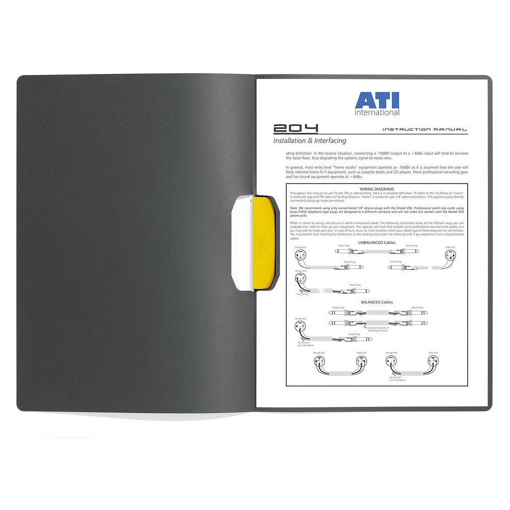 Папка с клипом "Duraswing Color", антрацит, желтый клип - 2