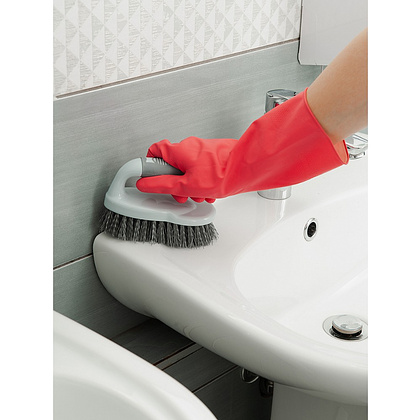 Щетка универсальная утюжок HQ Profiline, 15 см, жесткая, серый - 12