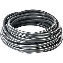 Шланг поливочный армированный четырёхслойный Deli GS EDL8072-15, 1/2", ПВХ, 15 м, серый