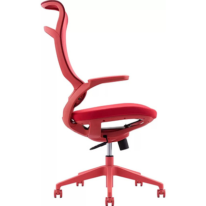 Кресло для руководителя EVERPROF Spirit, сетка, красный - 3