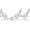 Кресло для руководителя Бюрократ T-9950 кожа, коричневый - 6