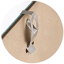 Фоторамка "ПКлип Zebra", 40х50 см, клип, антирама, прозрачный