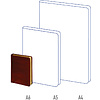 Ежедневник недатированный "xGold", А6, 320 страниц, коричневый - 4