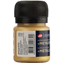 Краска акриловая металлик "Декола", 970 золото геральдик, 20 мл., банка