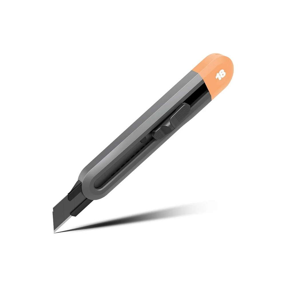 Нож универсальный "Deli Home", 18 мм, оранжевый