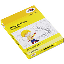 Пластилин "ЮНЫЙ ХУДОЖНИК", 8 цветов