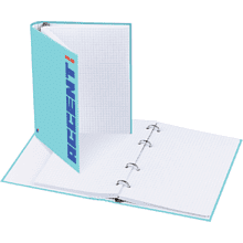 Тетрадь "Accent color", А5, клетка, на кольцах, разноцветный