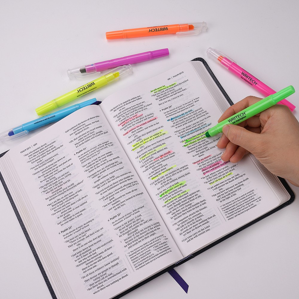 Маркер текстовый "Gel", неон оранжевый - 3