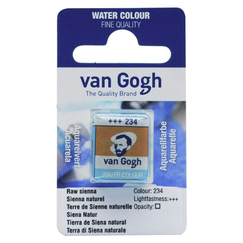 Краски акварельные "Van Gogh", 234 сиена натуральная, кювета