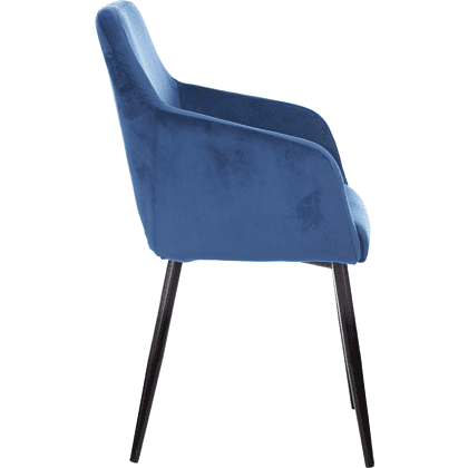 Кресло "Бюрократ CH-380F", ткань, сапфировый, каркас металл, корпус черный - 2