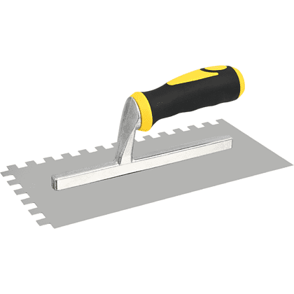 Гладилка Deli YS EDL509321, нержавеющая, 280 x 130 мм, зуб 10 x 10 мм