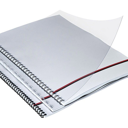 Обложка для переплета YesЛи, A4, пластик, 150 мкм, 100 шт, синий