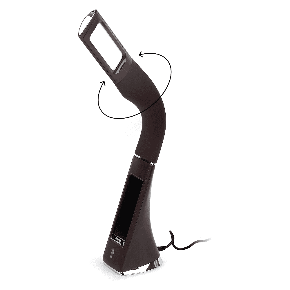 Светильник настольный ЭРА NLED-461-7W-BR, коричневый - 3