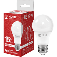 Лампа светодиодная In Home LED A-60-VC, груша, 15Вт, E27