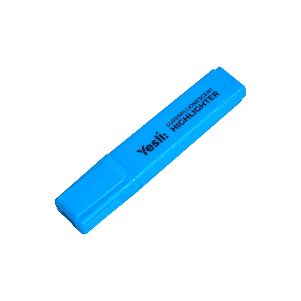 Маркер текстовый "Yesli:", голубой