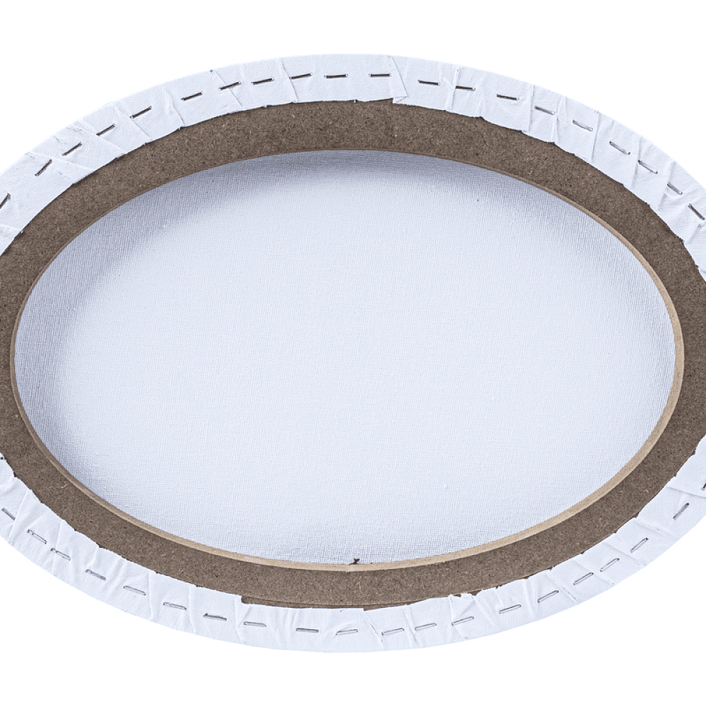 Холст на подрамнике овальный "Сонет", 30х40 см, хлопок, 280 г/м2, среднее зерно - 3