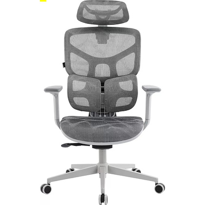Кресло эргономичное EVERPROF Alfa, Grey, сетка, серый, металл, корпус серый - 2
