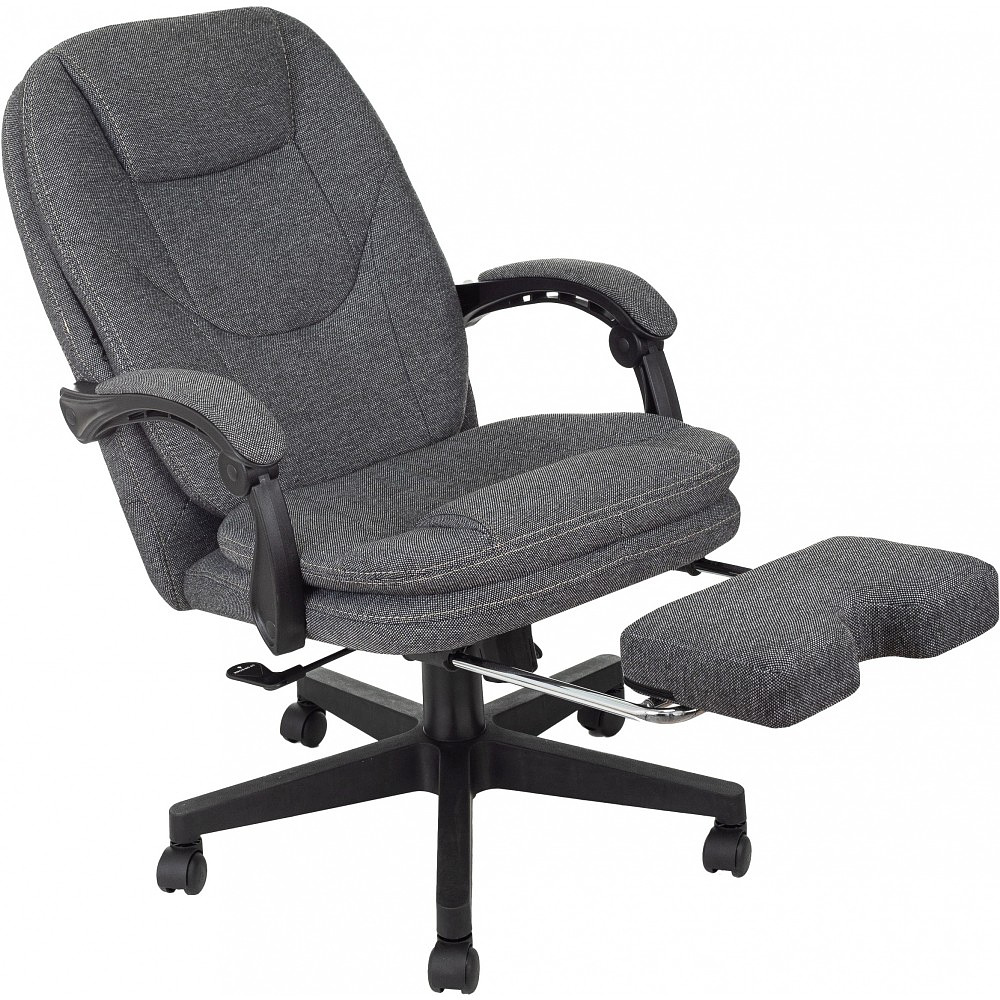 Кресло для руководителя Бюрократ "CH-868MSG-F", ткань, пластик, серый - 6