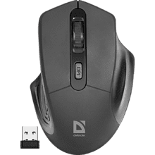 Мышь Defender "MB-345", беспроводная, 800-1600 dpi, черный