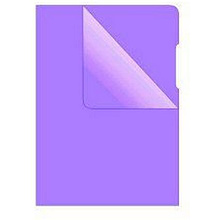 Папка-уголок "Donau", A4, фиолетовый прозрачный