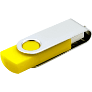 USB Flash 2.0 16 Gb VDF-008, пластик, метал, желтый 