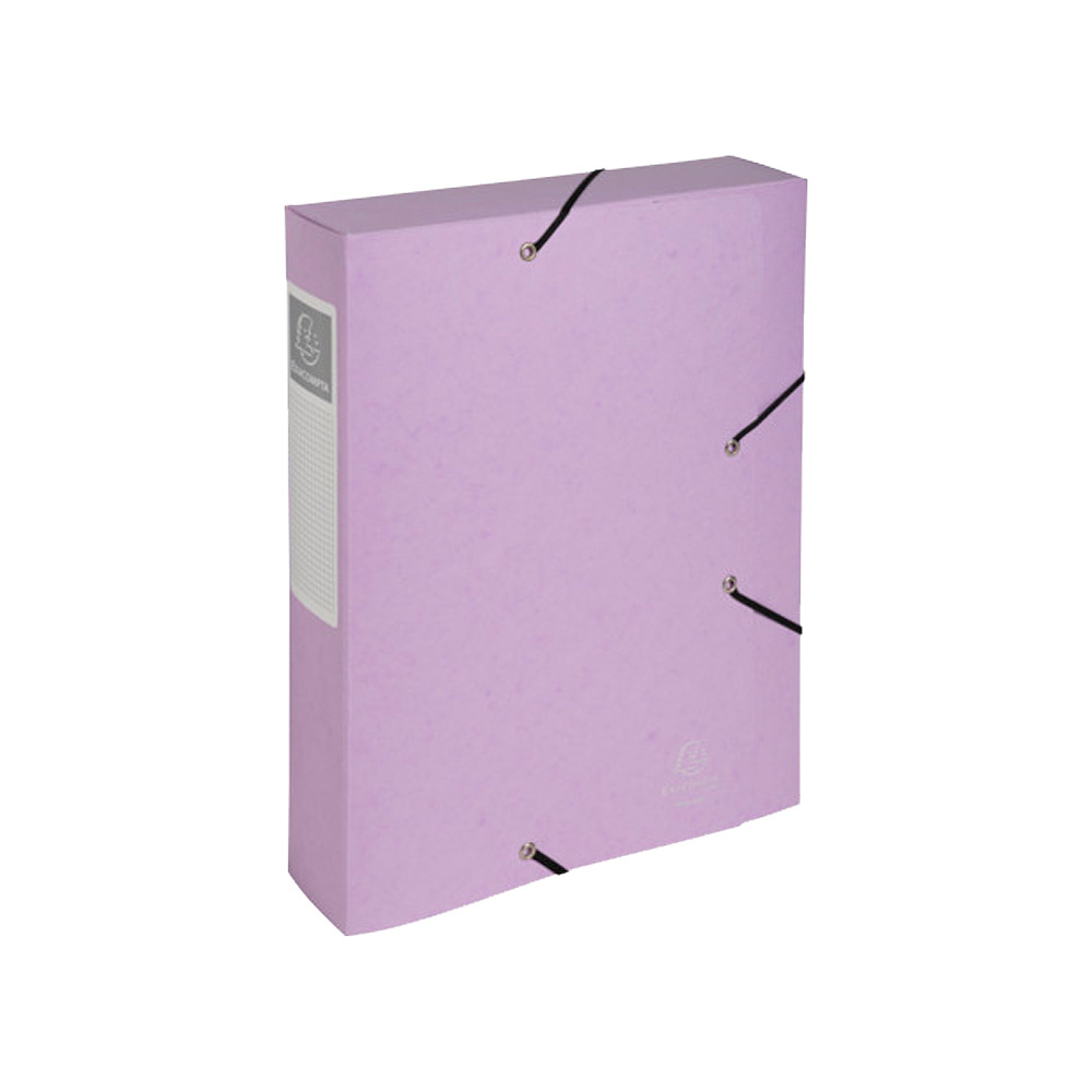 Папка на резинках "Aquarel", А4, 60 мм, картон, ассорти - 8