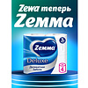 Бумага туалетная Zemma Deluxe, 4 рулона, 3 слоя, белый - 10